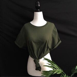 COPY - ✨NEW! olive knot top reworked tee✨